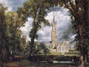 Salisbury Cathedral from the Bishop-s Grounds, John Constable